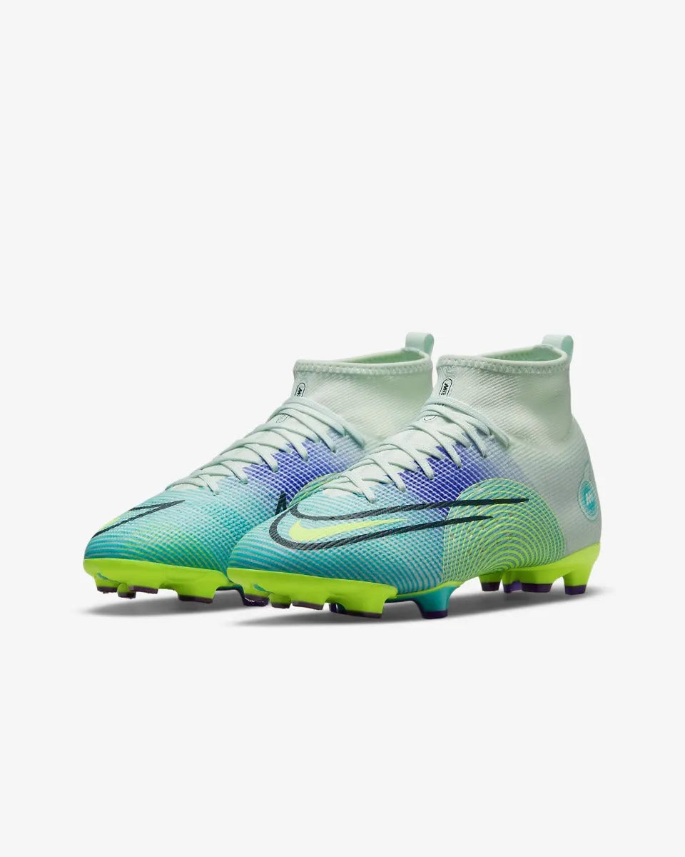 Nike Jr Superfly 8 PRO MDS FG - Barely Green-Volt (Pair - Diagonal)