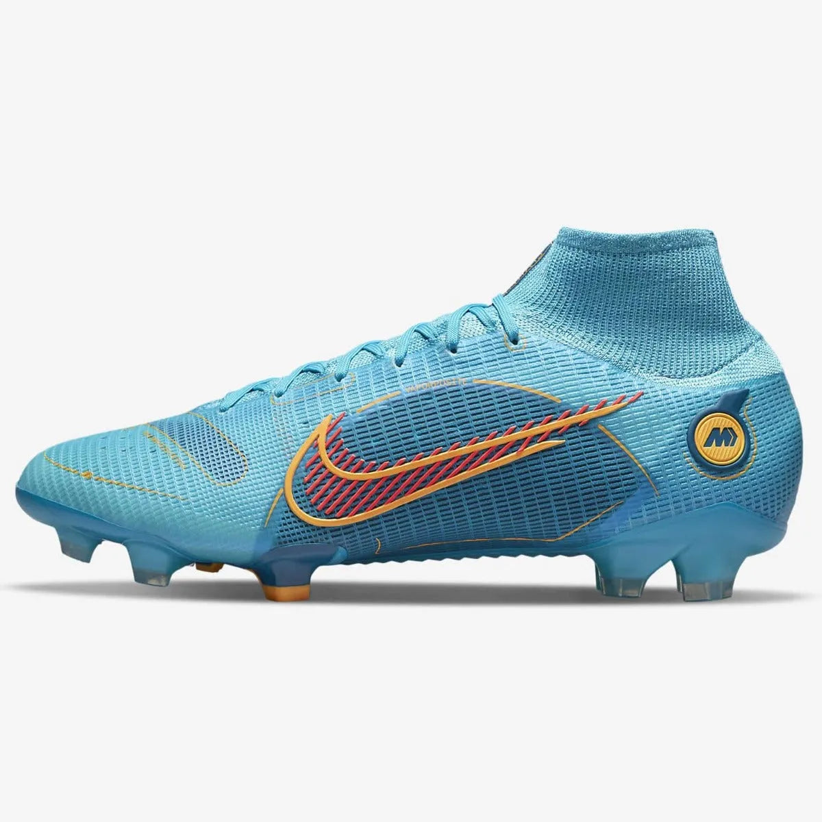 Nike Superfly 8 Elite FG - Chlorine Blue-Laser Orange (Side 1)