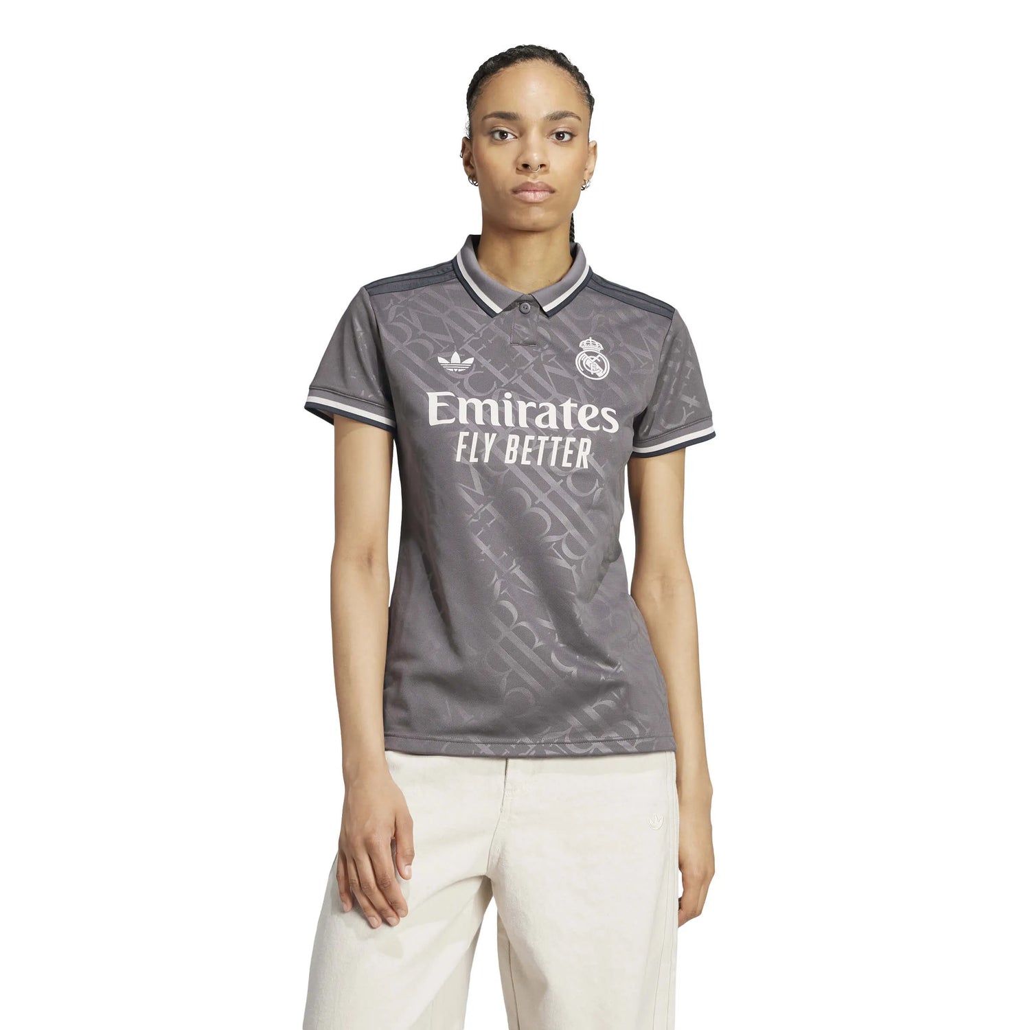 adidas 2024-25 Real Madrid Women's Third Stadium Jersey (Model - Front)