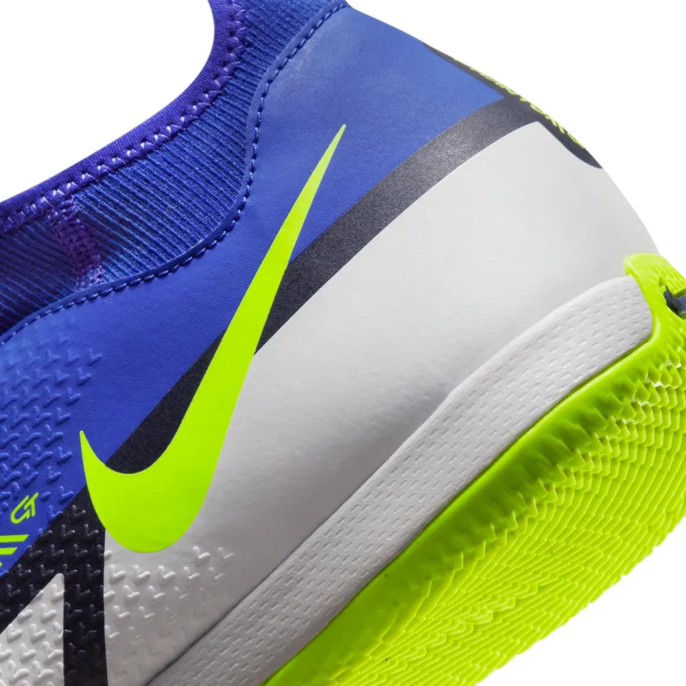 Nike JR Phantom GT2 Academy DF IC - Sapphire-Volt-Grey (Detail 2)