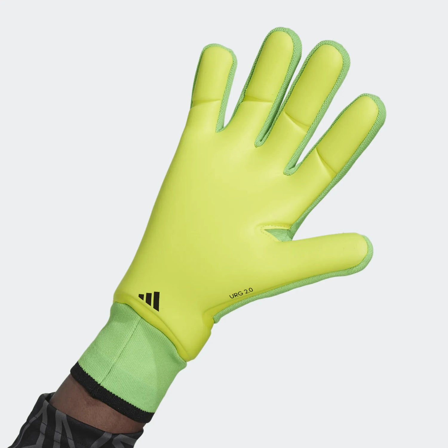 adidas X Speedportal Pro Goalkeeper Gloves - Solar Green-Black-Solar Yellow (Single - Inner)