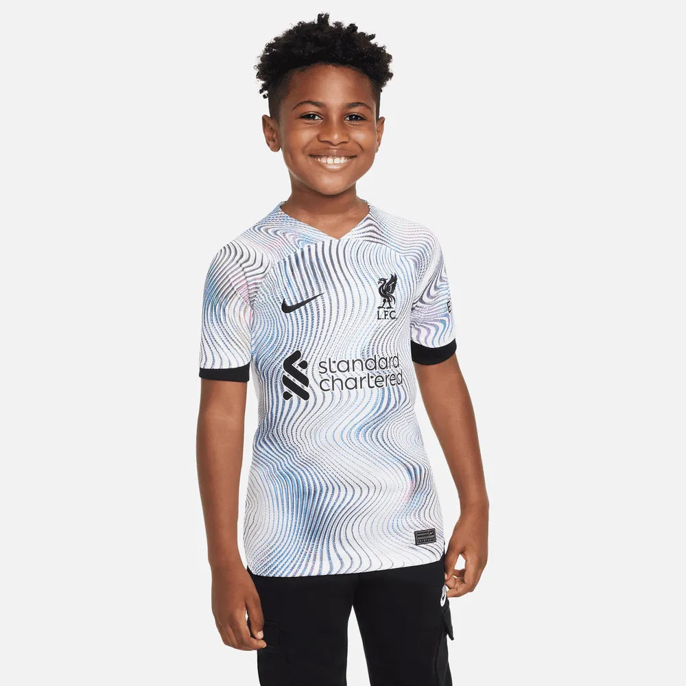 Nike 2022-23 Liverpool Youth Away Jersey (Model - Front)