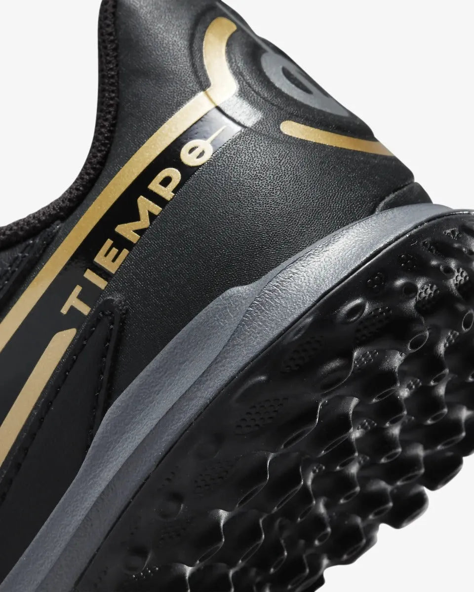 Nike JR Legend 9 Academy Turf - Black-Dark Grey-Gold (Detail 3)