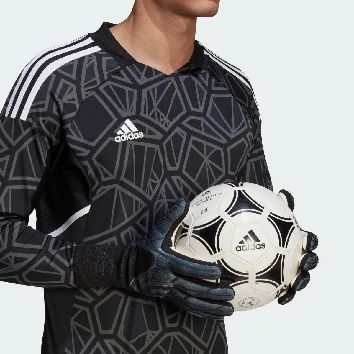 Adidas X Pro Goalkeeper Gloves - Black-Blue Rush (Model 1)