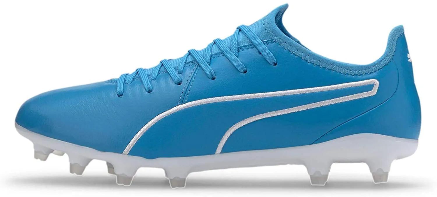 Puma King Pro FG - Sky Blue-White