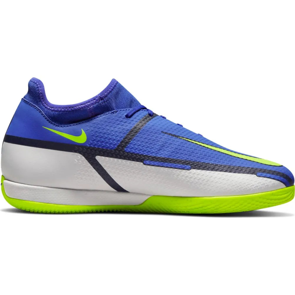 Nike JR Phantom GT2 Academy DF IC - Sapphire-Volt-Grey (Side 2)