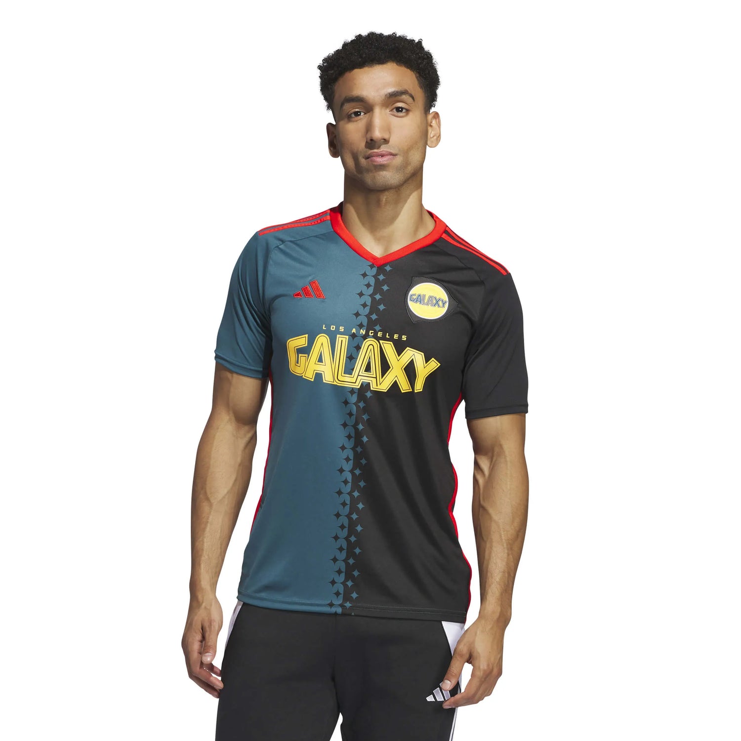 adidas 2024 LA Galaxy Men's Stadium Third Jersey (Model - Front)