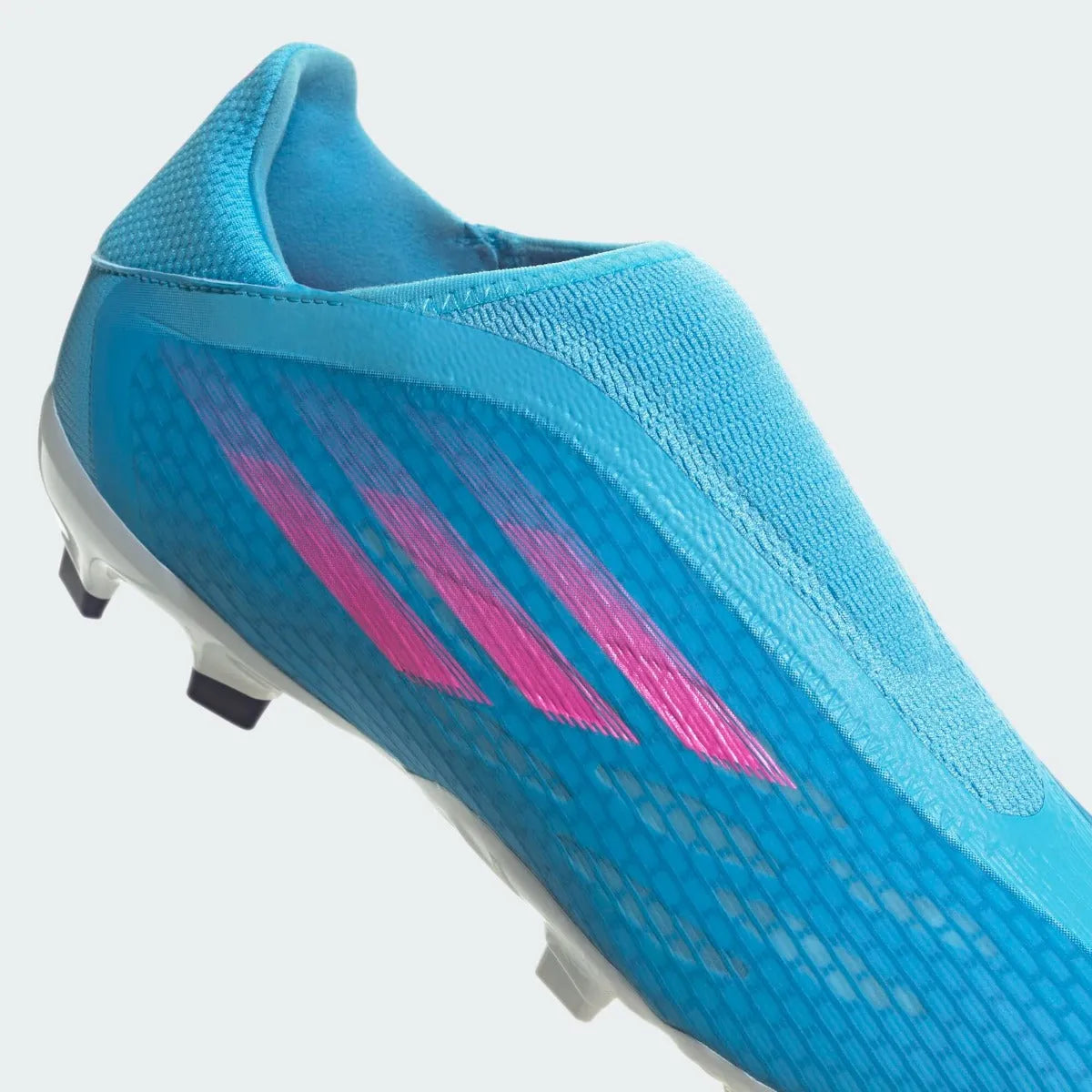 adidas X Speedflow .3 Laceless FG - Sky Rush-Shock Pink (Detail 1)