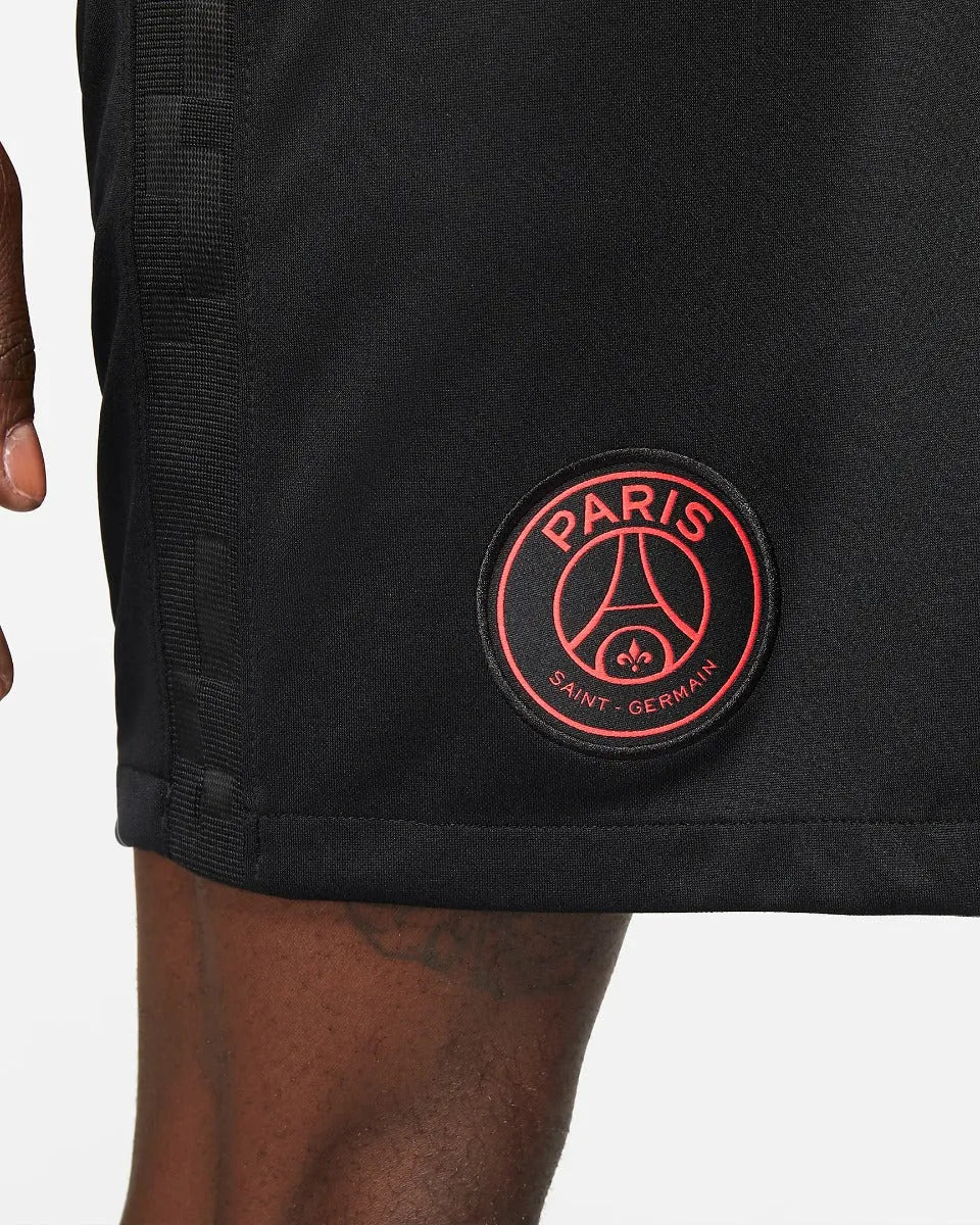 Nike 2022 PSG DF Stadium Shorts - Black-Red (Detail 2)