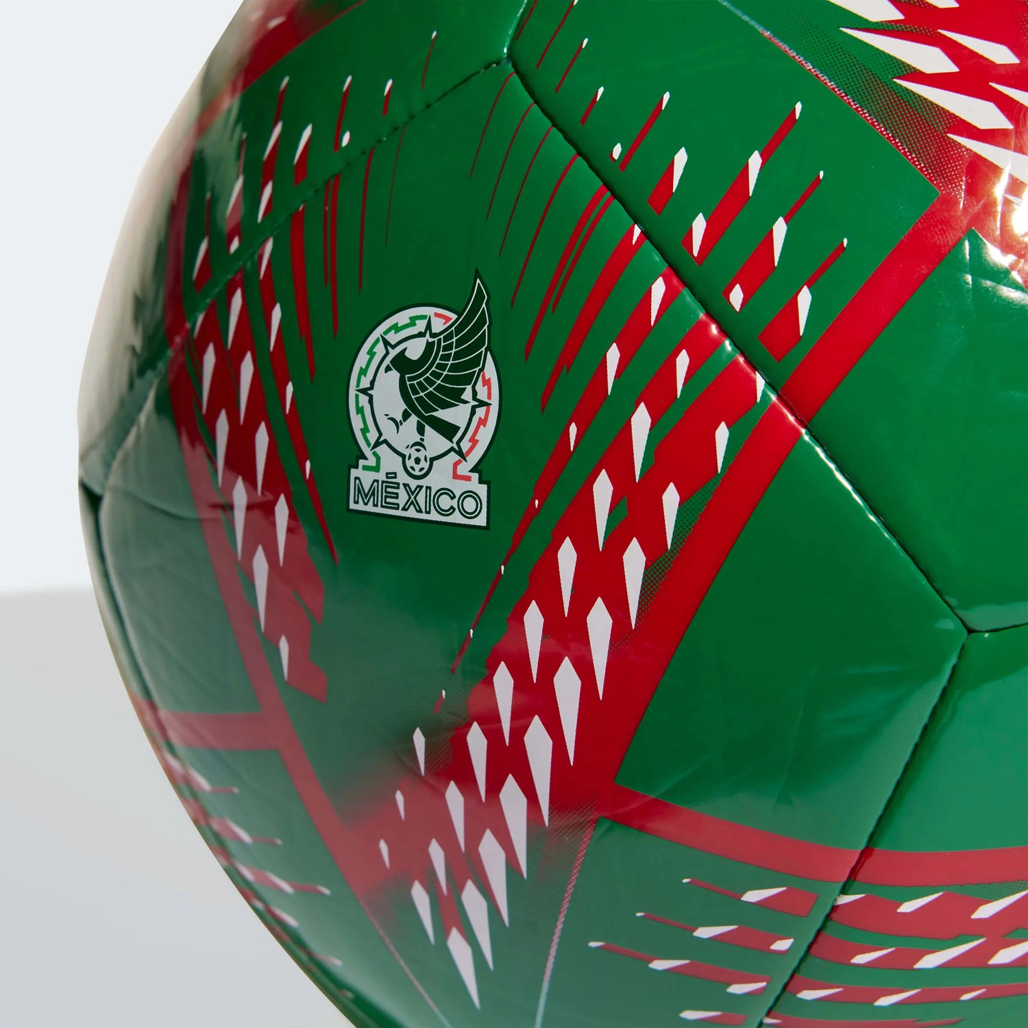 adidas FA22 Mexico AL Rihla Club Ball - Green-Red (Detail 1)