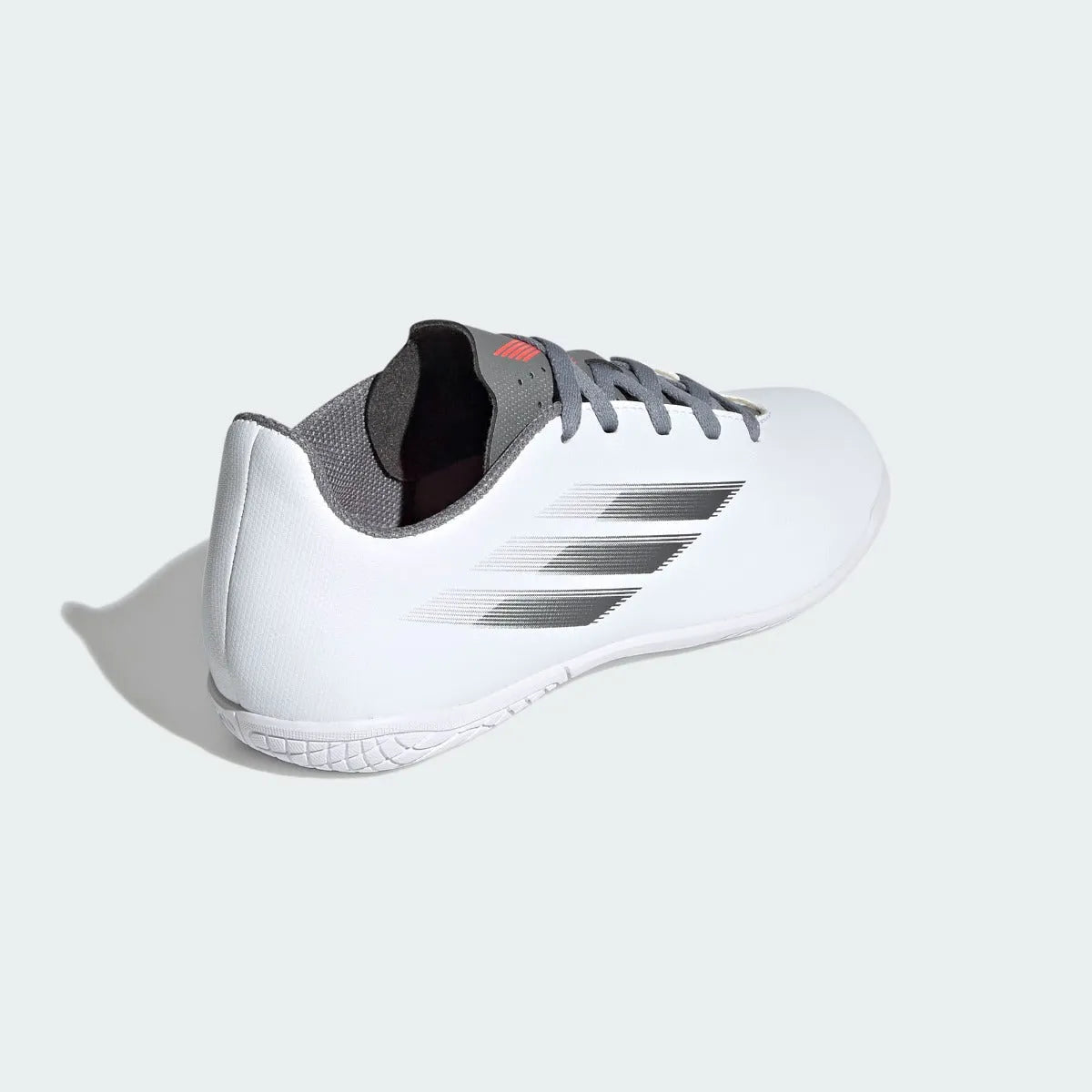 Adidas JR X Speedflow .4 IN - White-Iron Metallic (Diagonal 2)