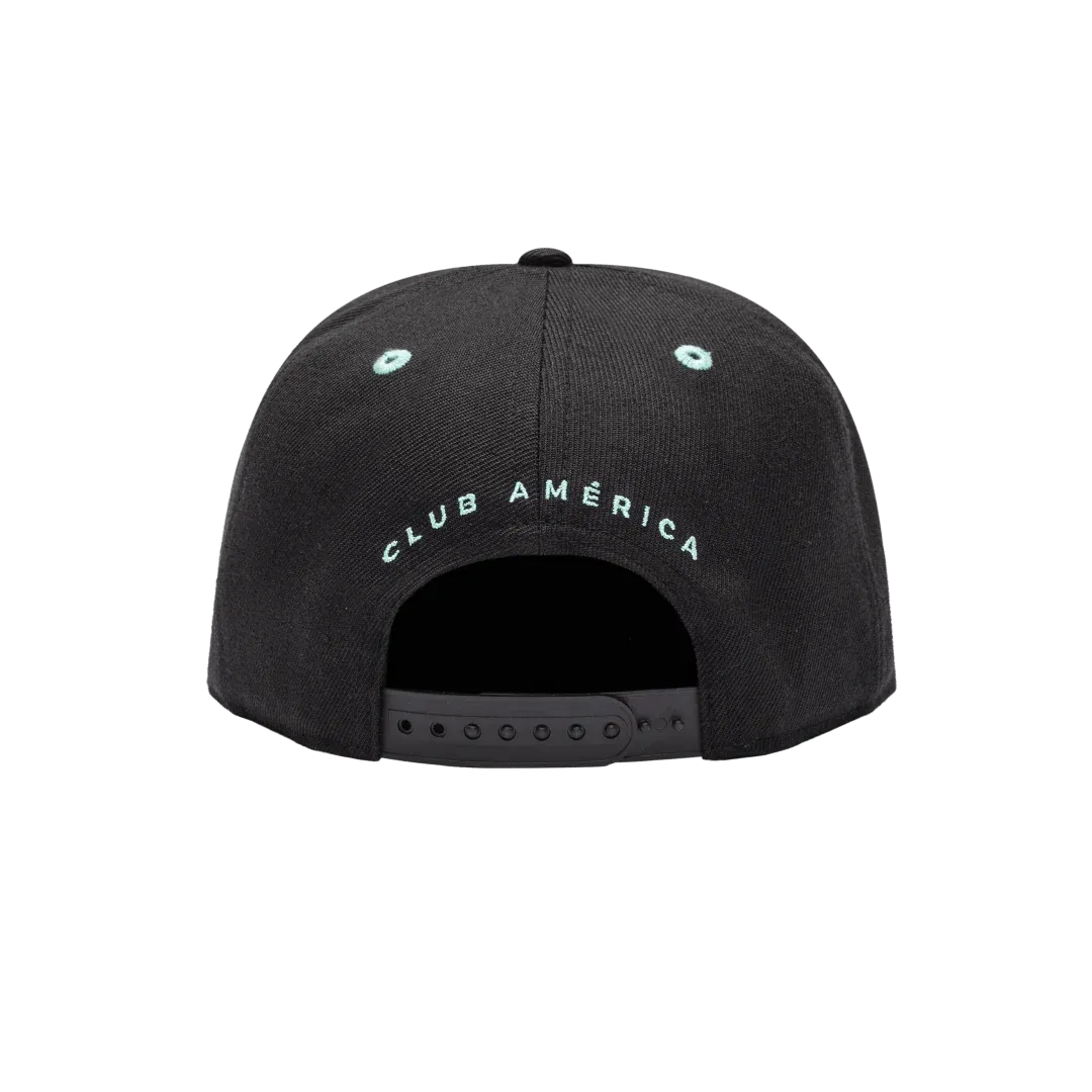 FI Collection Club America Ice Cream Snapback Hat - Black (Back)