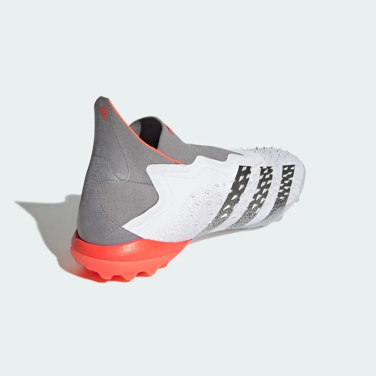 Adidas Predator Freak + TF - White-Iron Metallic (Diagonal 2)