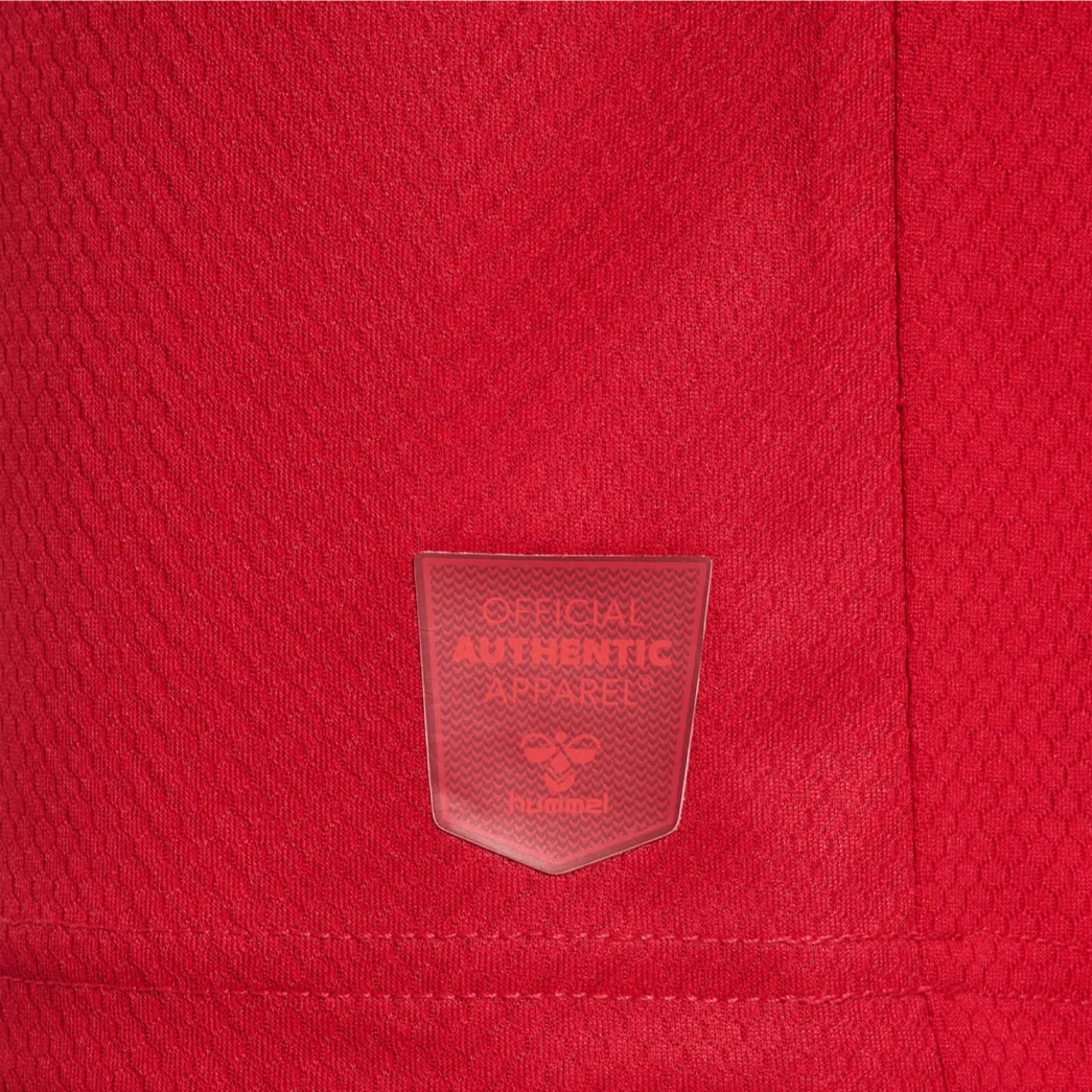 Hummel 2022-23 Denmark Youth Home Jersey - Tango Red (Detail 5)