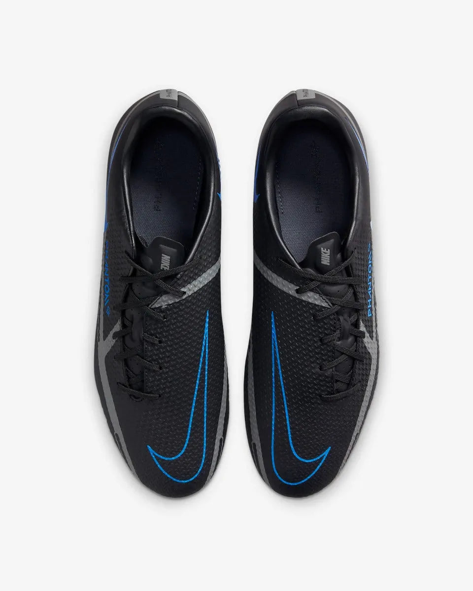 Nike Phantom GT2 Academy FG-MG - Black-blue (Pair - Top)