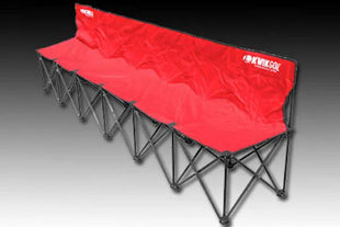 Kwik Goal 6-Seat Kwik Bench Red