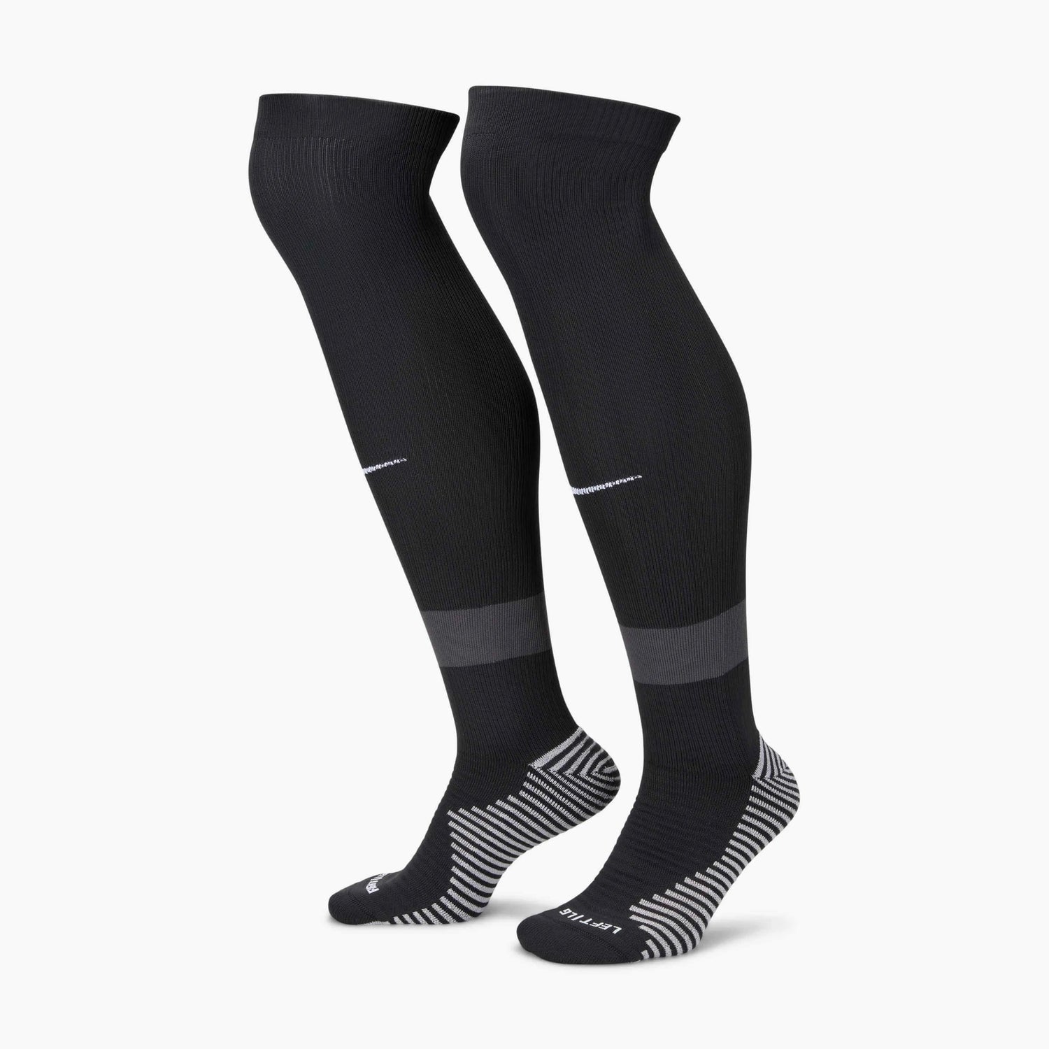 Nike Strike Knee-High Socks Black (Lateral - Front)