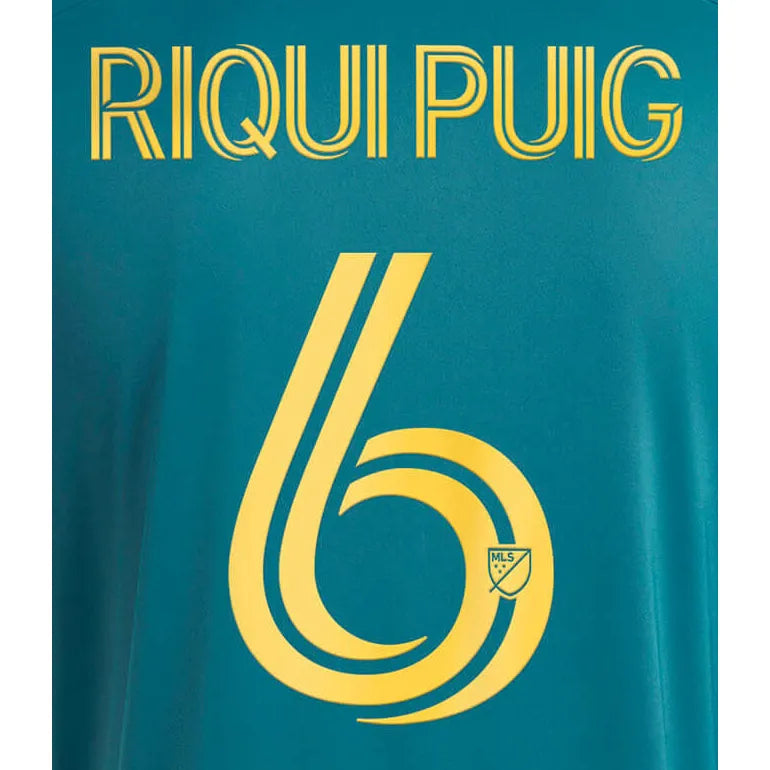 LA Galaxy 2023-25 Away Riqui Puig #6 Jersey Name Set (Front)