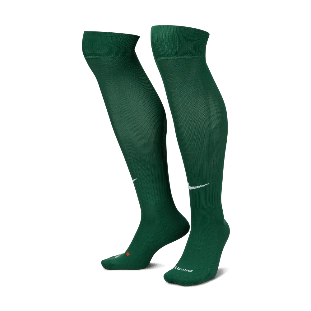 Nike Classic Knee-High Socks Forest Green (Pair - Lateral)