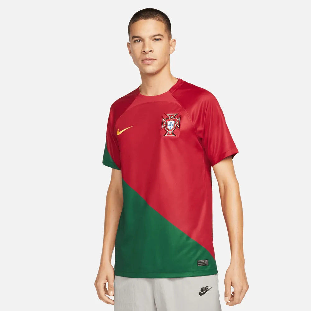 Nike top 2022-23 Portugal Home Jersey- Red-Green Cristiano Ronaldo Size M