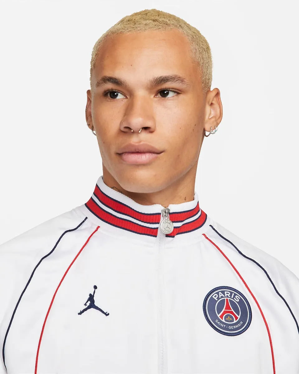 Jordan 2022 PSG Club Anthem Jacket - White (Detail 1)