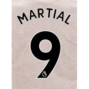 Man United 2019/20 Away Martial #9 Jersey Name Set