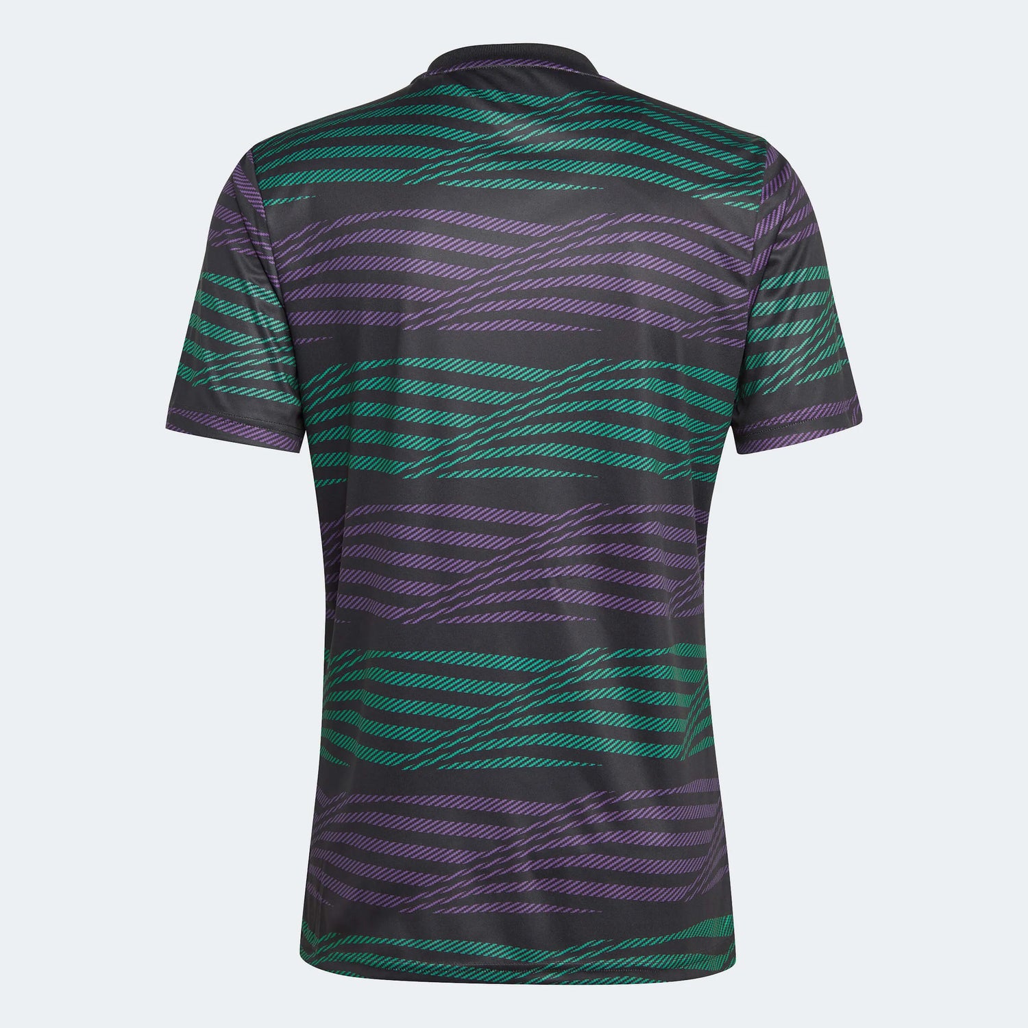 adidas 2023 Real Madrid Pre-Match Jersey - Black-Purple-Green (Back)