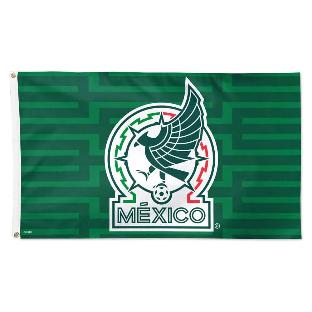 Wincraft Mexico Soccer Deluxe Flag 3x5 (Front)