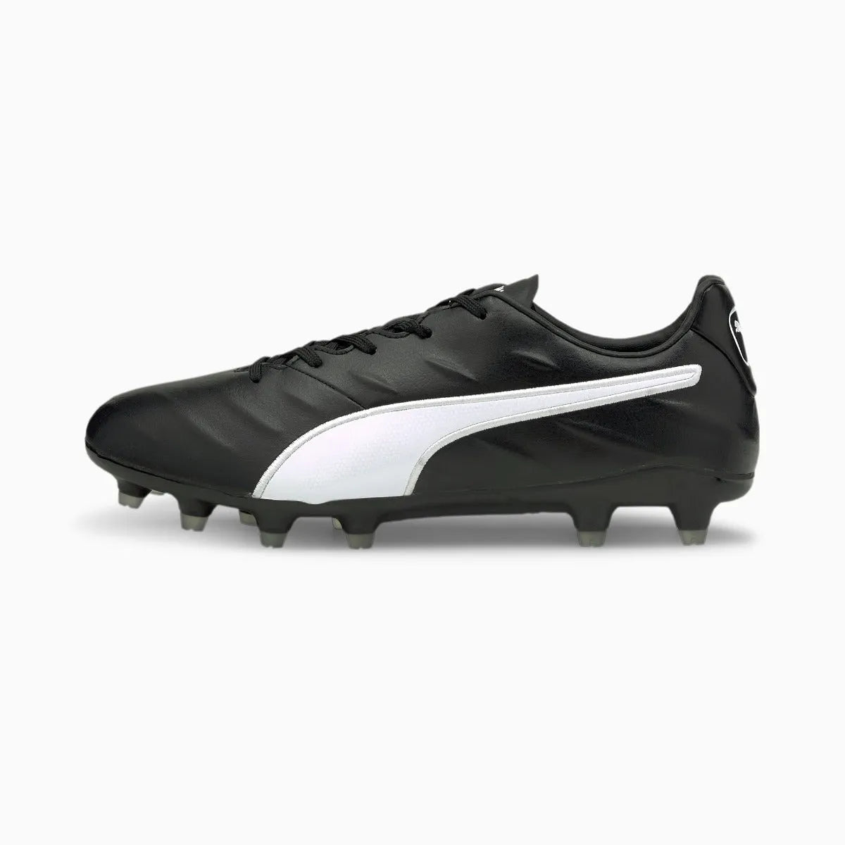 Puma King PRO 21 FG - Black-White (Side 1)