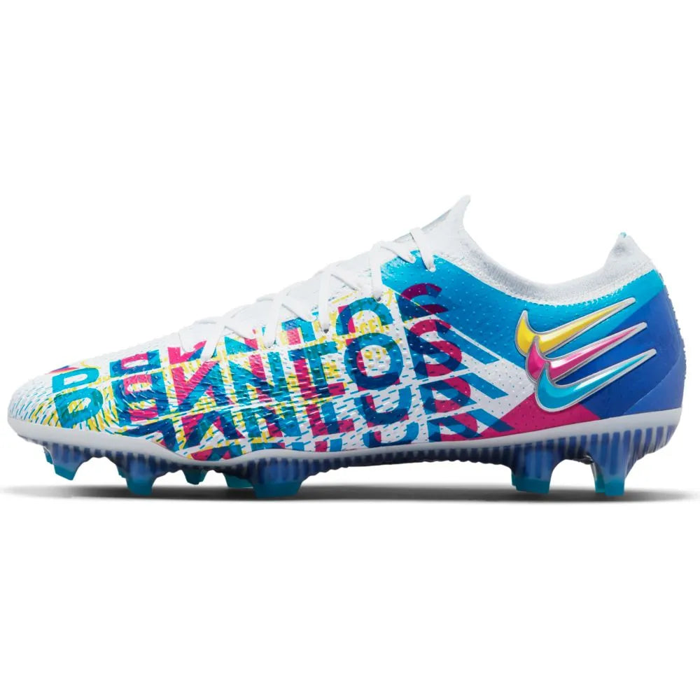 Nike Phantom GT Elite 3D FG - White-Blue-Pink-Yellow (Side 1)