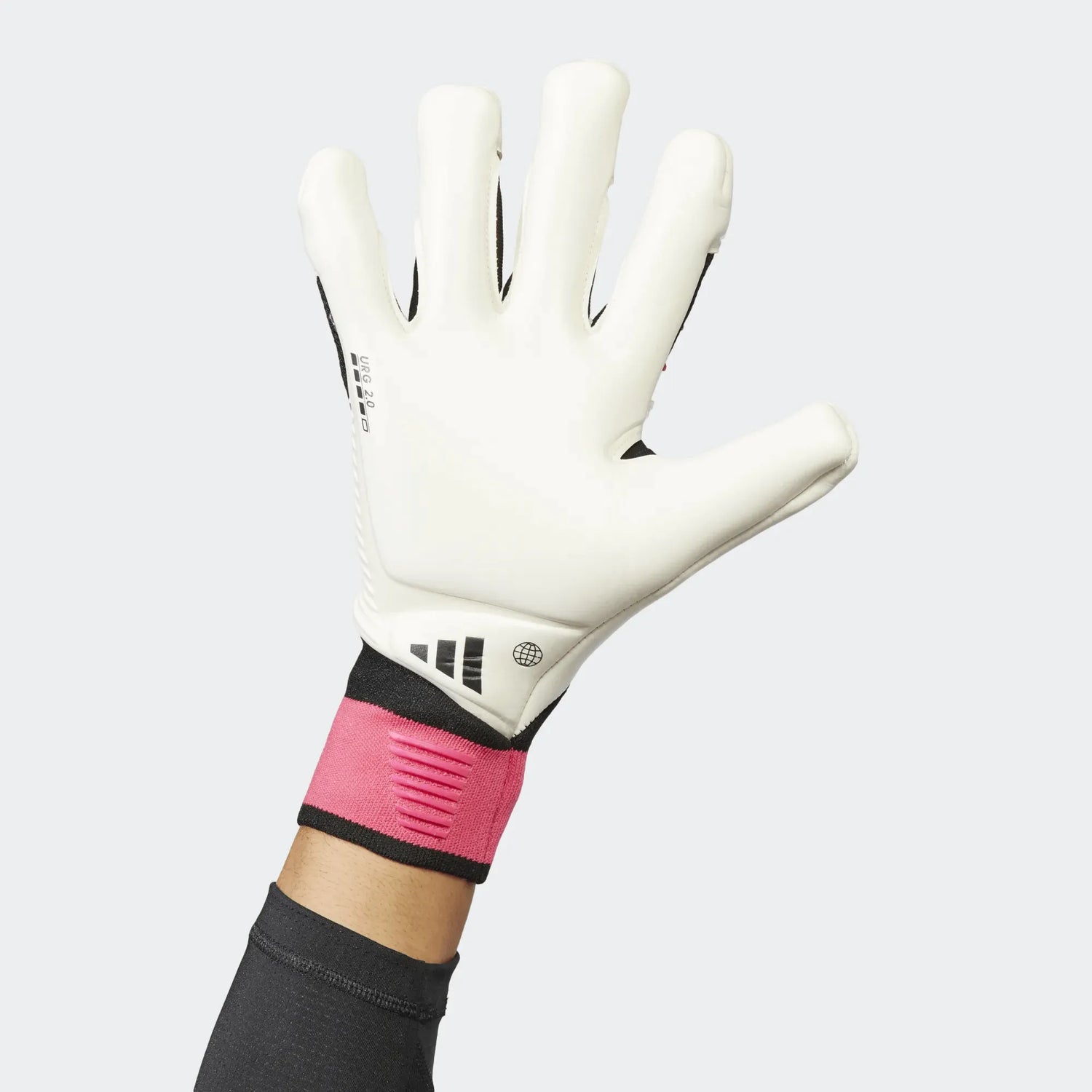 adidas Predator GL Pro Hybrid Goalkeeper Gloves Black Pink White