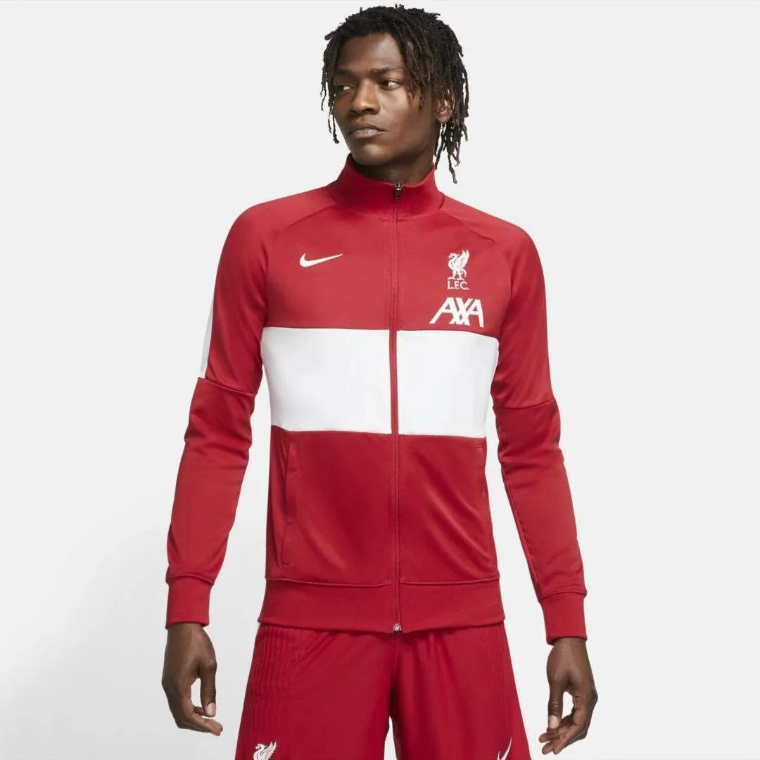 Nike 2020-21 Liverpool I96 Anthem Track Jacket - Red-White