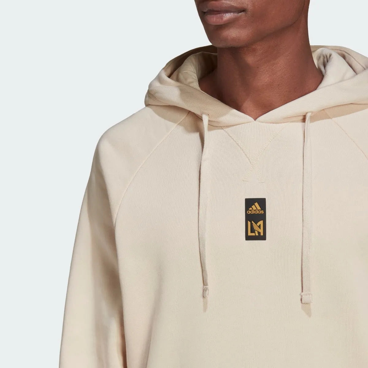 adidas 2022 LAFC Travel Hoody - Linen (Detail 1)