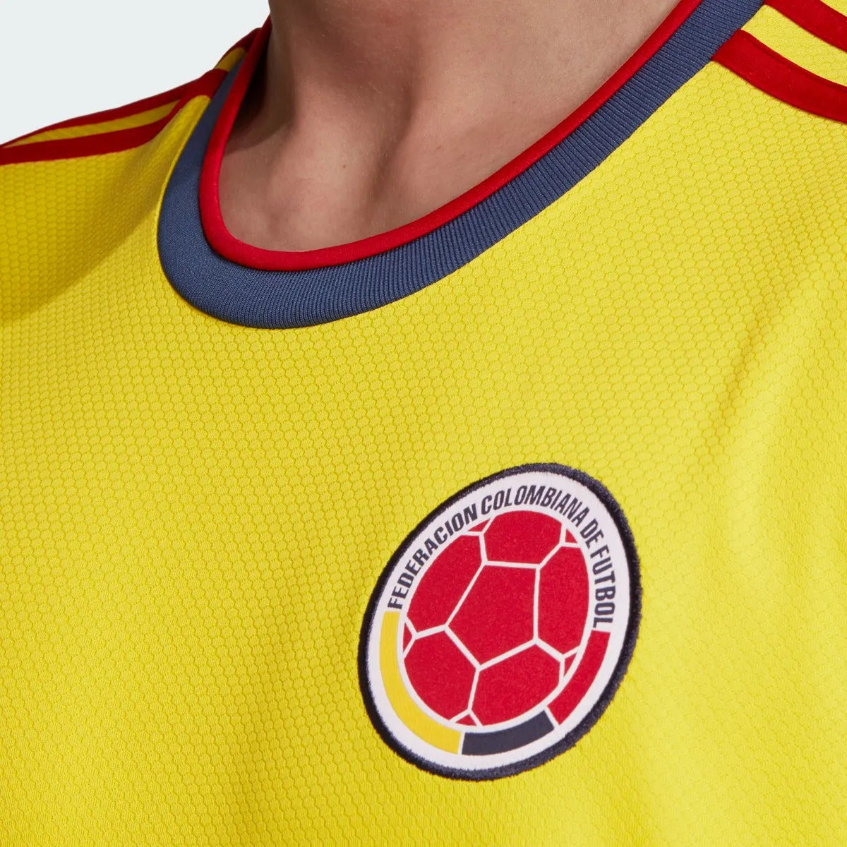 Adidas 2021-22 Colombia Home Jersey - Yellow (Detail 2)