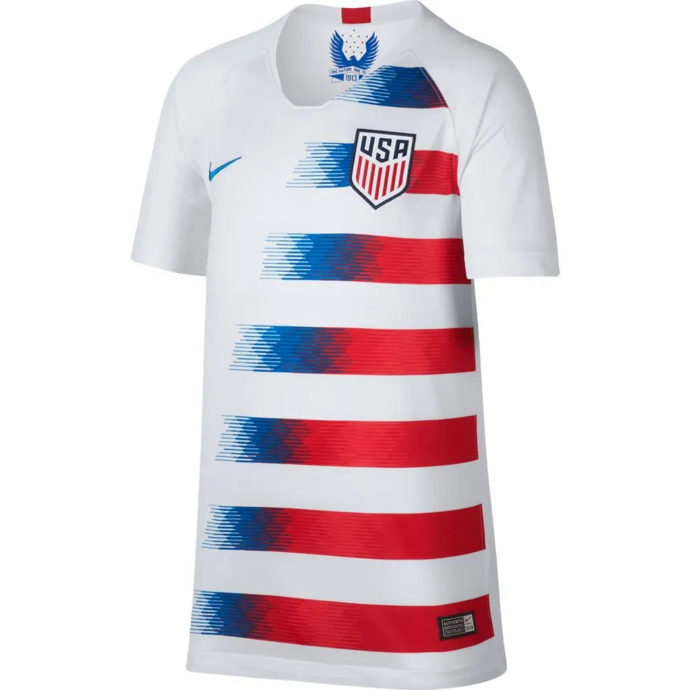 Nike USA Youth 2018 Home Jersey - White