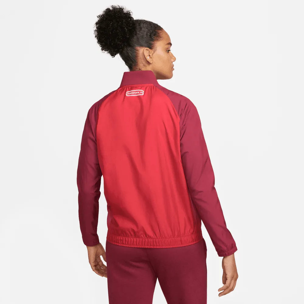 Nike 2023-24 Liverpool Women DF Strike Drill Top - Red -White (Model - Back)