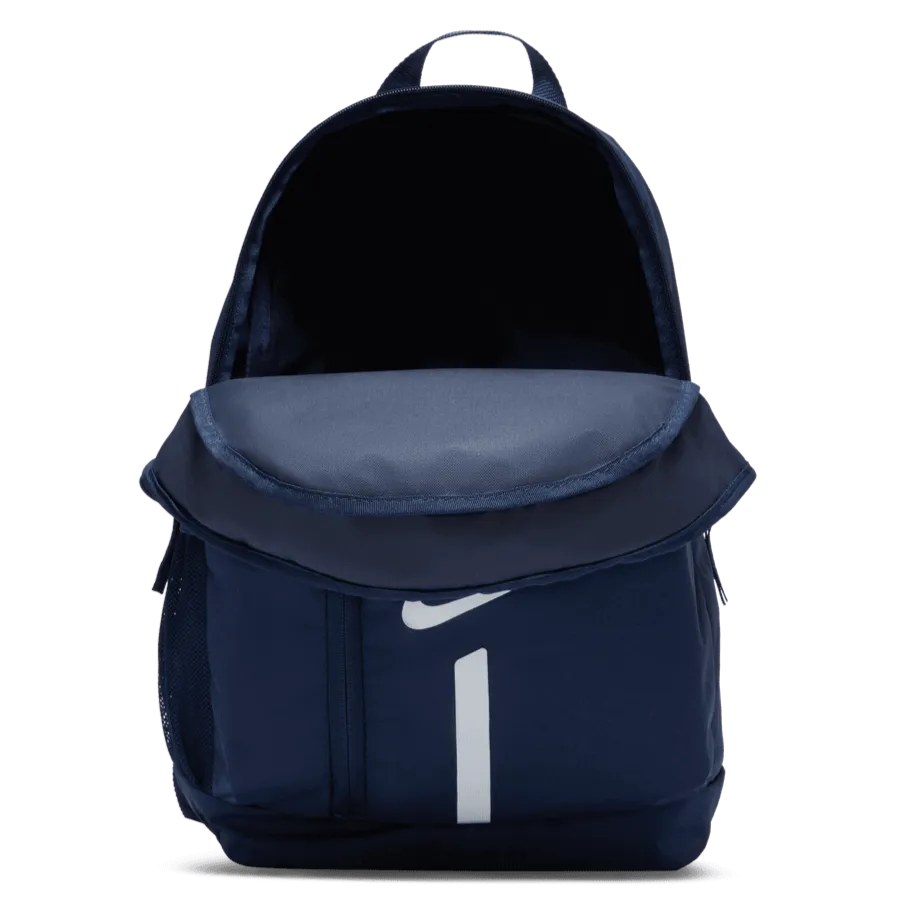 Nike Academy Team Backpack - Midnight Navy (Front - Open)