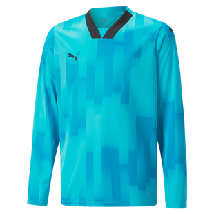 Puma Teamtarget Goalkeeper  Longsleeve Youth Jersey Bright Aqua (Front)