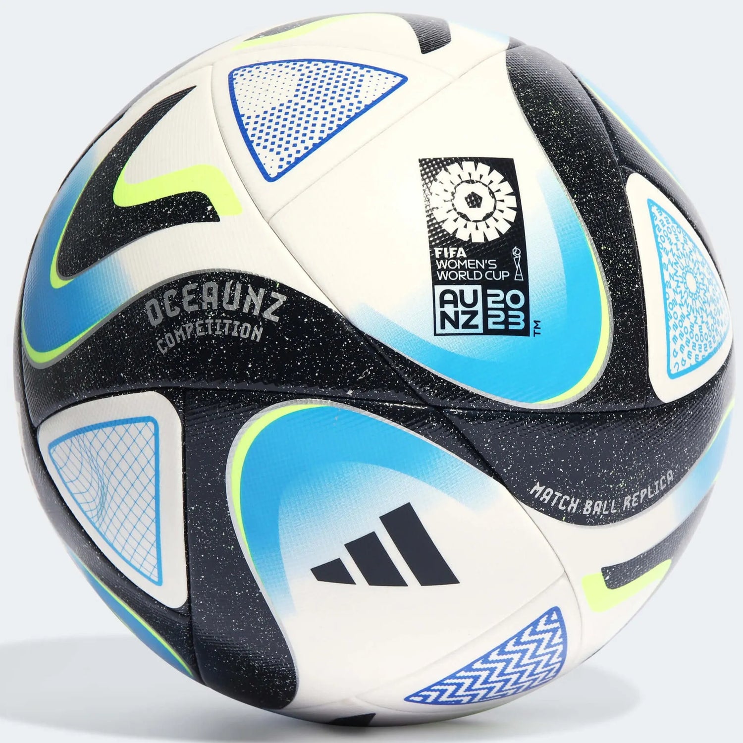 adidas Oceaunz Competition Ball - White-Black-Blue (Back)