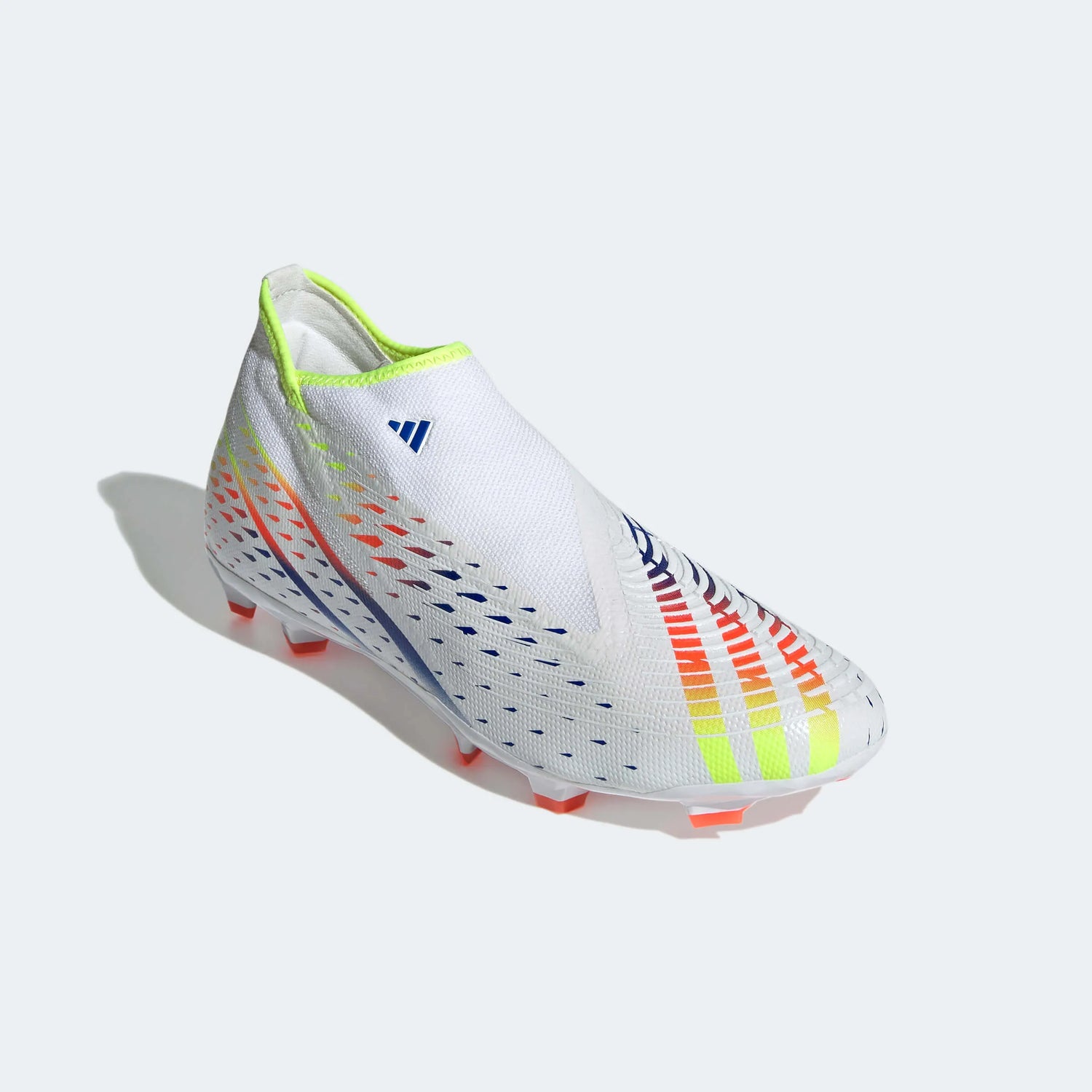 adidas Predator Edge.3 LL FG - White-Yellow-Blue (Diagonal 1)