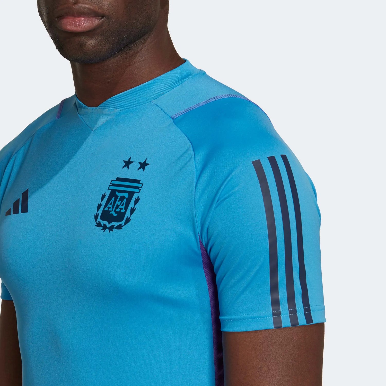 adidas 2022-23 Argentina Training Jersey Pulse Blue (Detail 1)