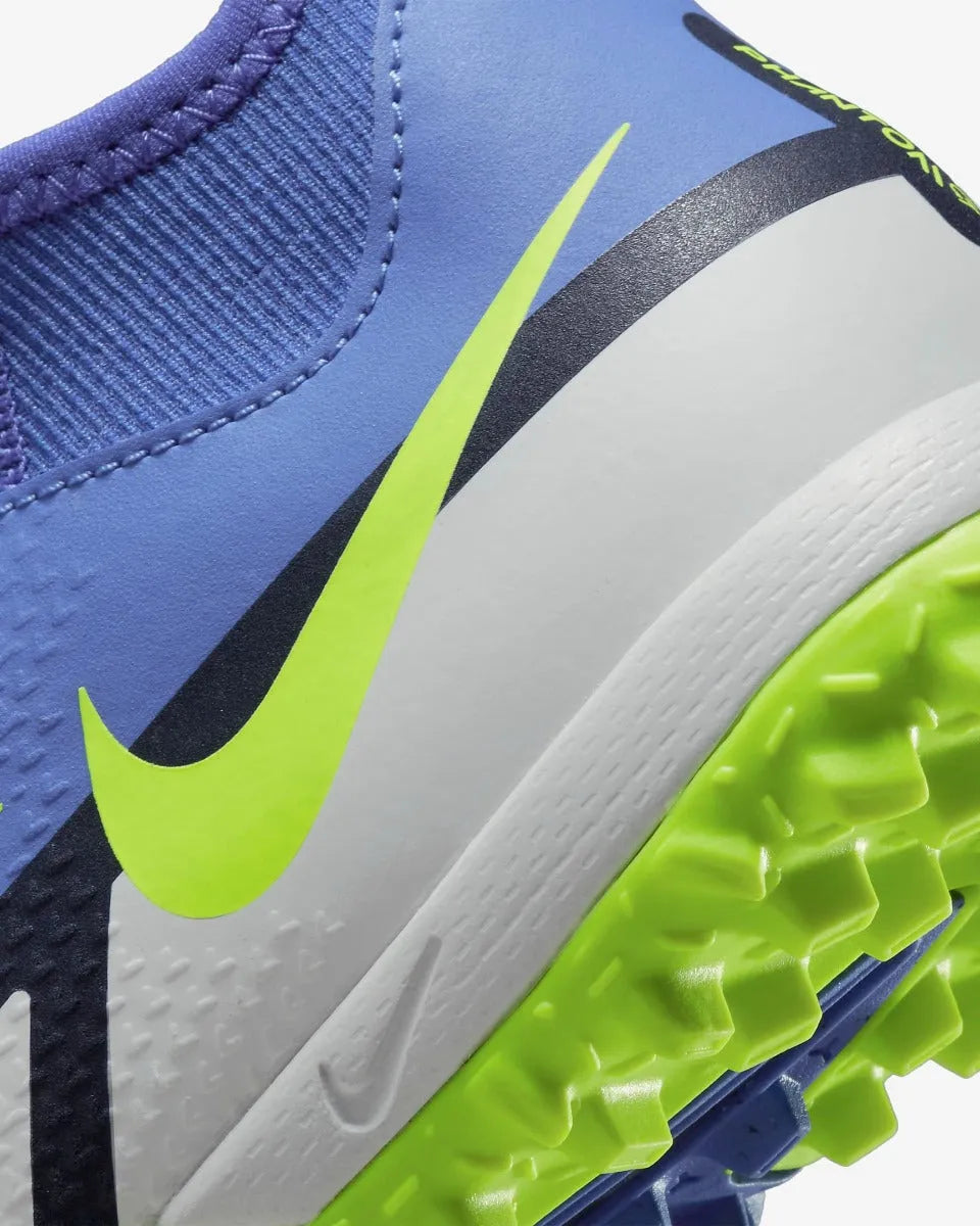 Nike JR Phantom Gt2 Academy DF TF - Sapphire-Volt-Grey (Detail 2)