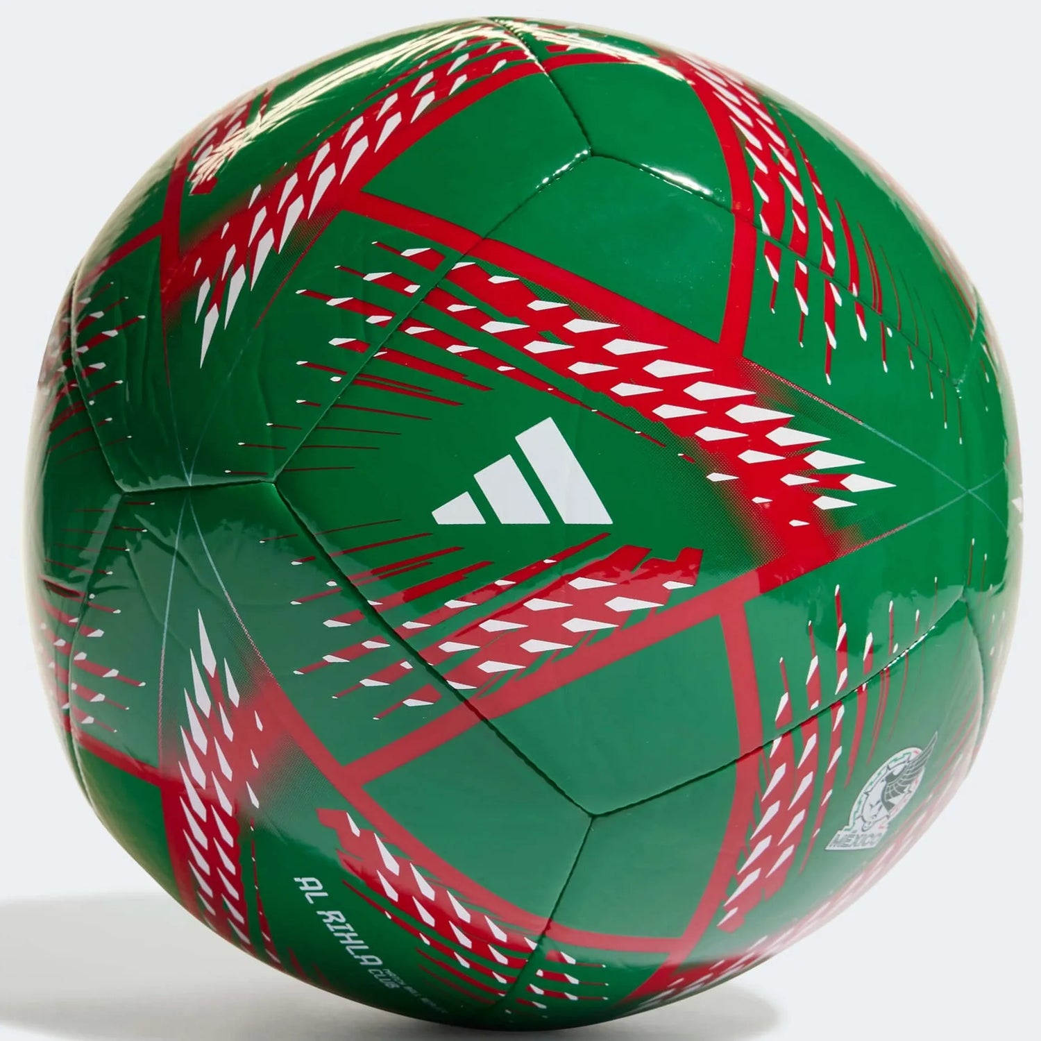 adidas FA22 Mexico AL Rihla Club Ball - Green-Red (Back)