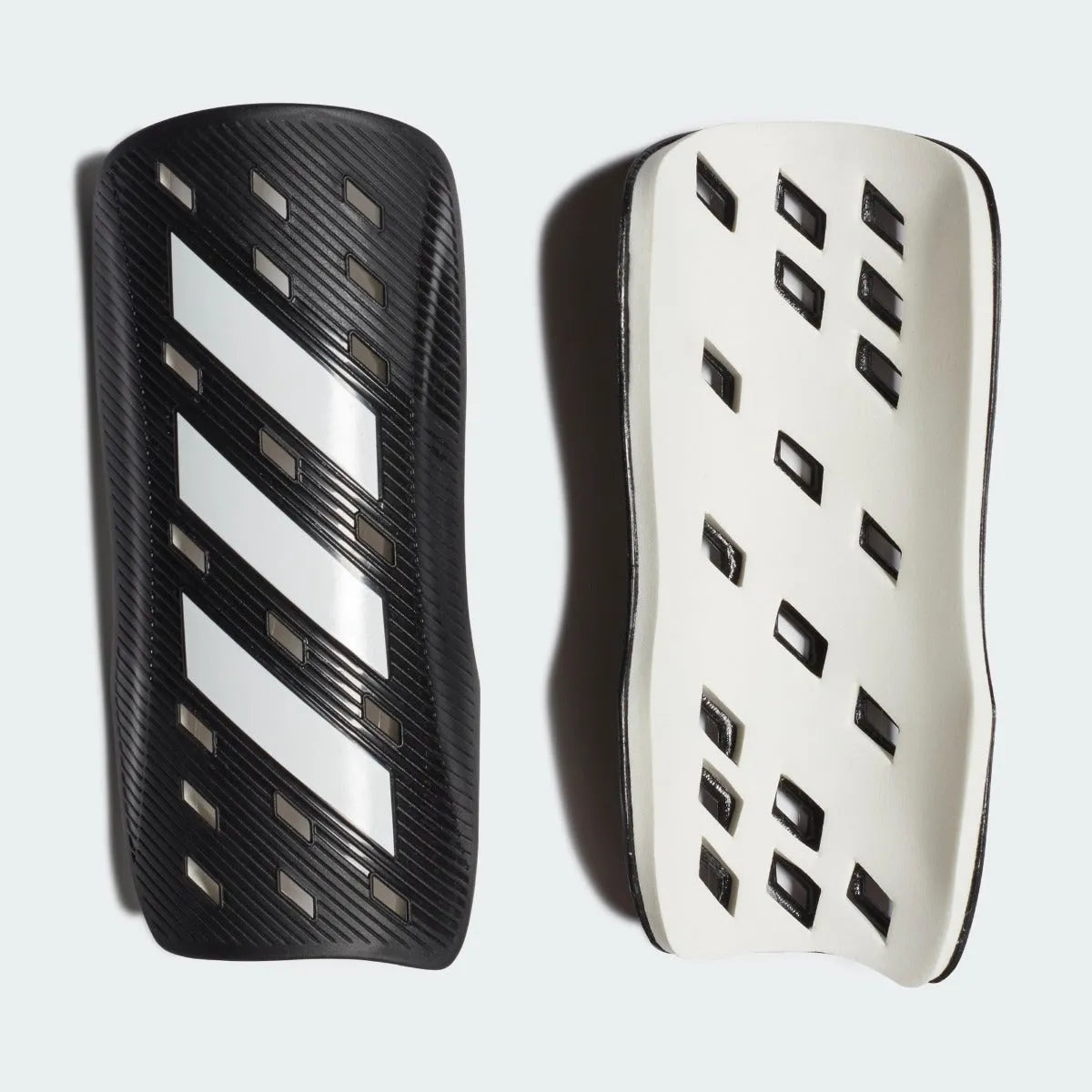 adidas Tiro Club Shin Guards - Black-White