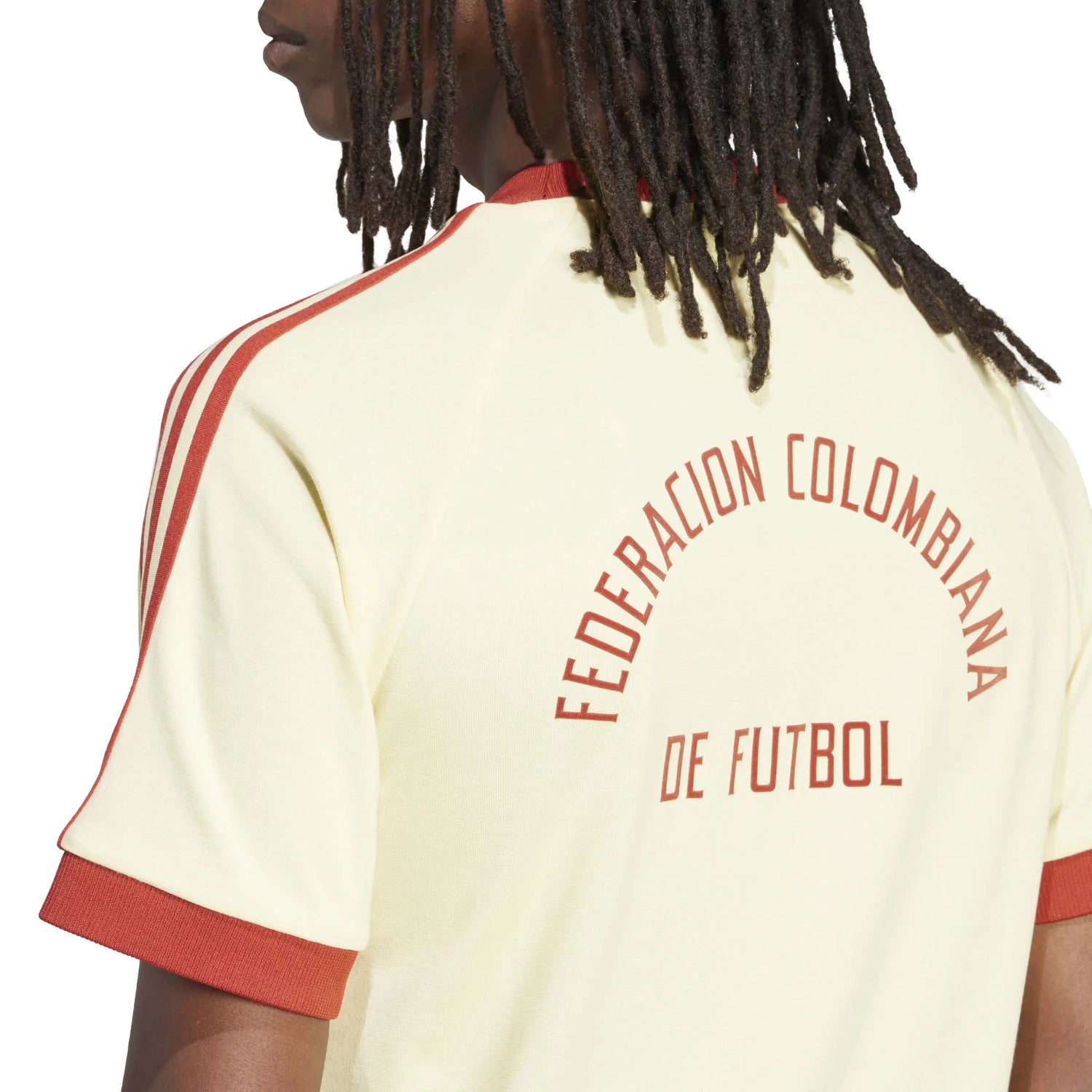 adidas 2023-24 Columbia Men's 3  Stripe Tee (Detail 2)