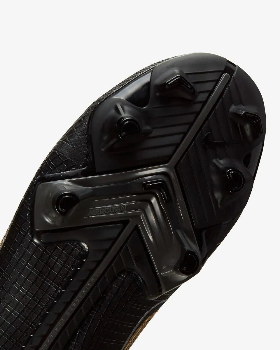 Nike JR Superfly 8 Academy FG-MG - Black-Silver-Gold (Detail 1)