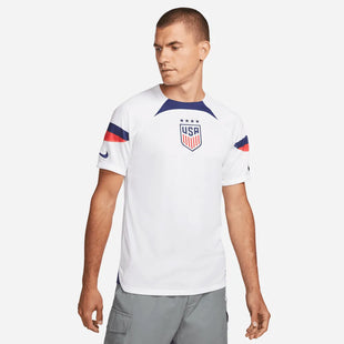 Nike 2022-23 USA Women's Home Jersey (Men's Cut) - White-Loyal Blue (Model - Front)