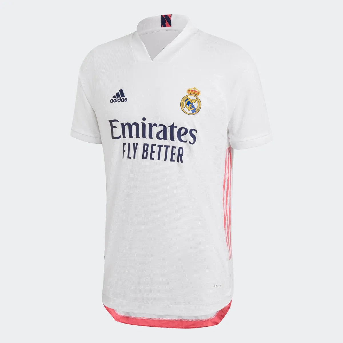 Adidas 2020-21 Real Madrid Home Authentic  Jersey - White-Pink