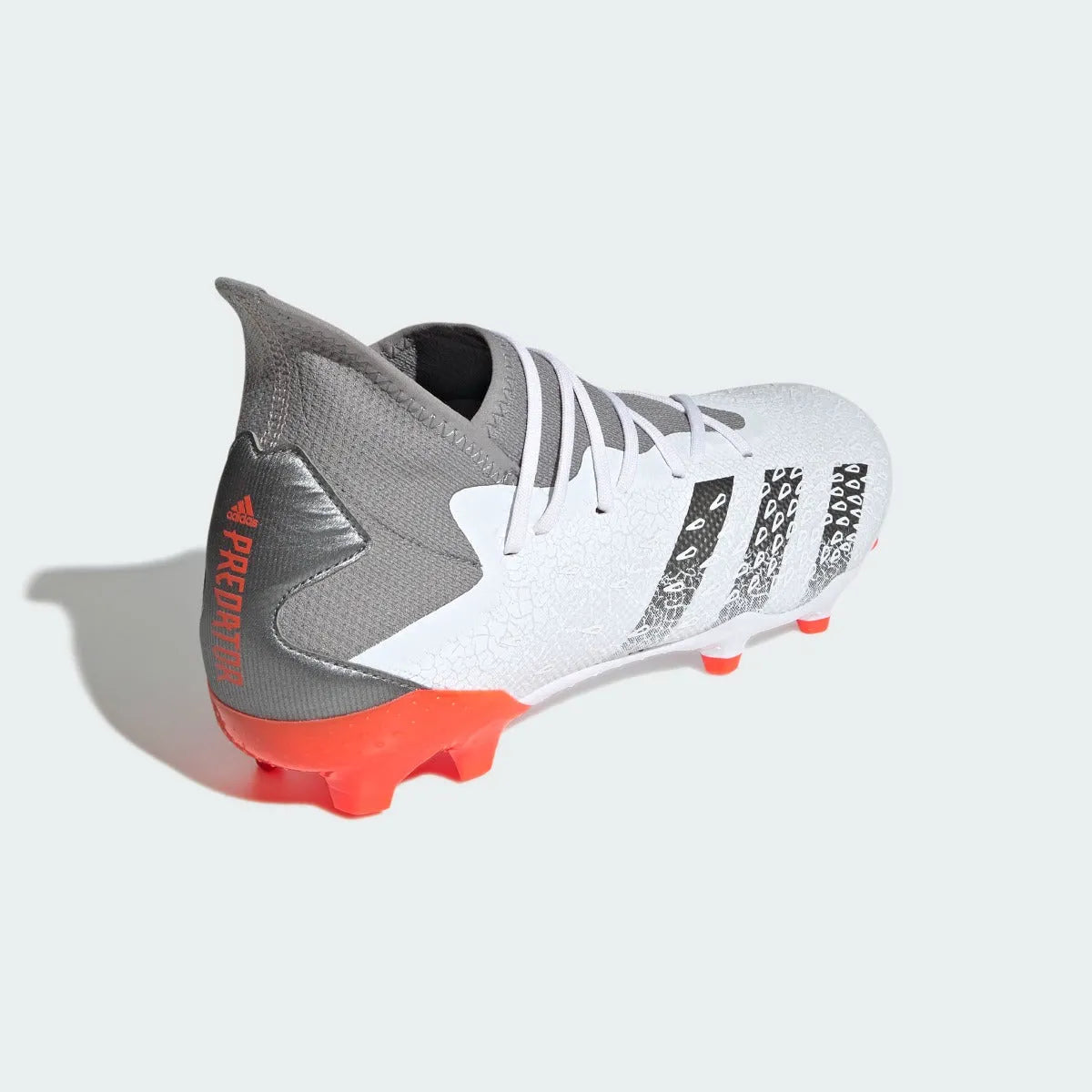 Adidas Predator Freak .3 FG - White-Iron Metallic (Diagonal 2)