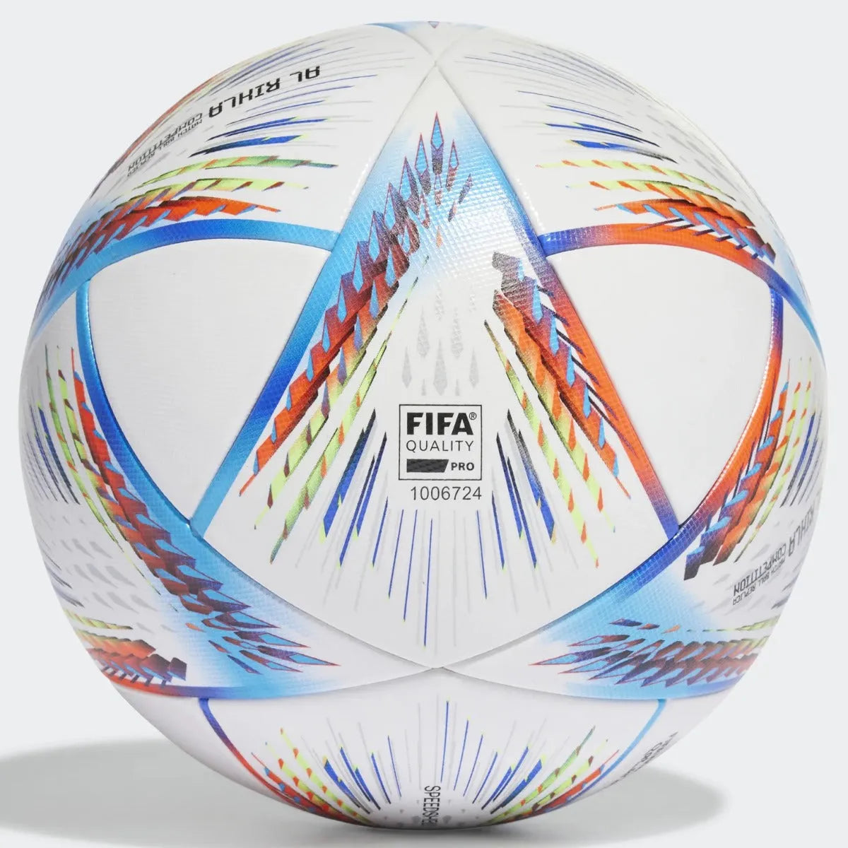 adidas FIFA World Cup 2022 Al Rihla Competition Soccer Ball - White-Pantone (Back)